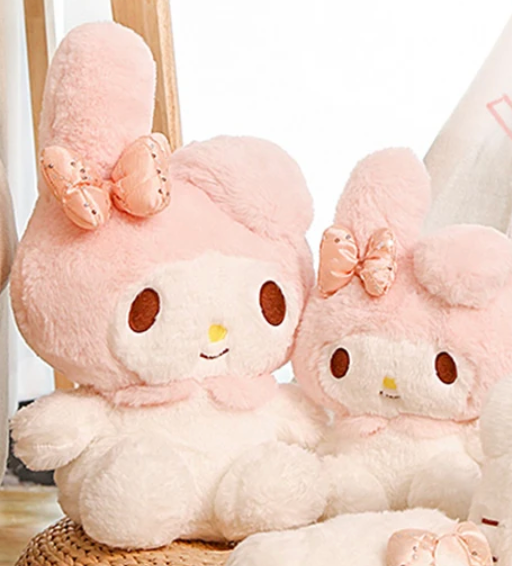 Free shipping! Sanrio My Melody Stand up ear Large Plush 30cm 12inch Baby Pink(Authentic, Original, Genuine, Licensed, official)