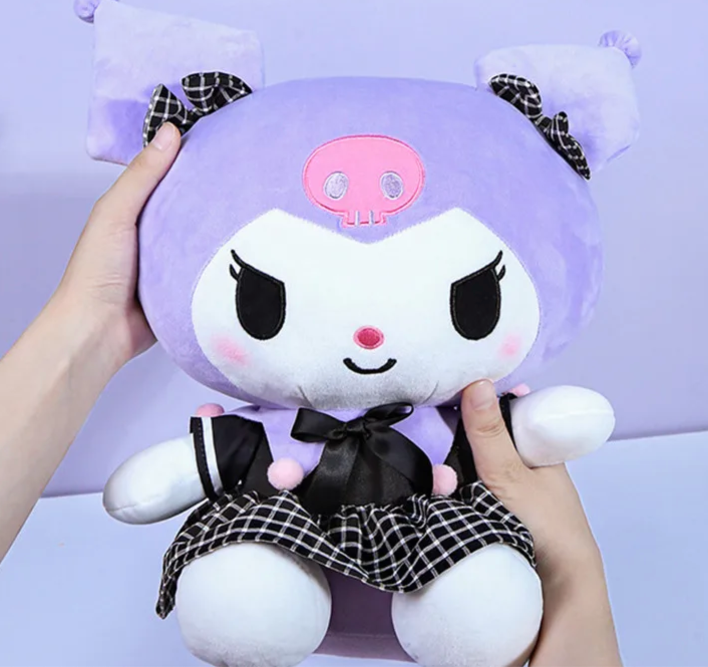 Free shipping! Sanrio Kuromi 30cm 12inch Large Plush Devil Purple (Authentic, Original, Genuine, Licensed, official)
