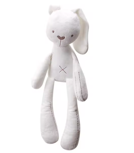 Free shipping! No name Long Bunny Small Plush 20cm 8inch White