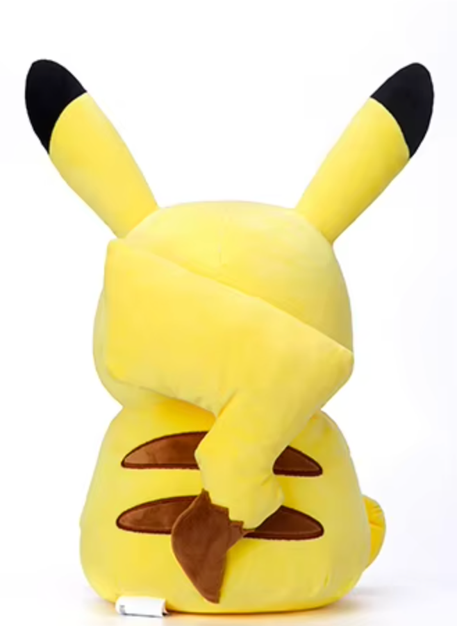 Free shipping! Pokemon Pikachu Medium Plush 25cm 10inch Yellow(Authentic, Original, Genuine, Licensed, official)