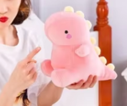 Free shipping! No name Baby Dinosaur Small Plush 22cm 9inch Pink