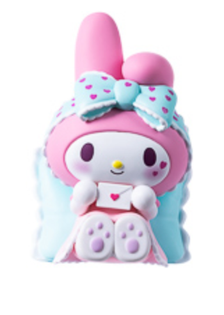 Sanrio Pajama Sweetheart My melody with Pillow Open No Box Blind Box Figure 6cm 2.5inch Purple and Pink (Authentic, Original, Genuine, Licensed, official)