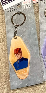 Anime YuYu Hakusho Kazuma Kuwabara Acrylic Keychain 7cm 3inch Transparent, Yellow, Blue Red (Authentic, Original, Genuine, Licensed, official)