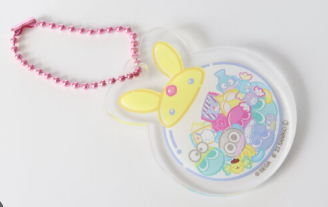 Game Puyo Puyo and Sanrio Characters Collaboration Acrylic Keychain 7cm 3inch Transparent and Various colors (Authentic, Original, Genuine, Licensed, official)