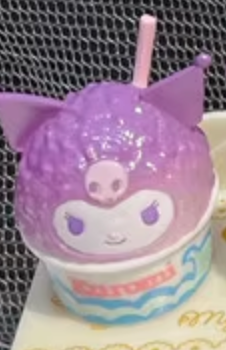 Sanrio Kuromi Shaved ice Little string strap Phone Charm 3cm 1.5inch Purple (Authentic, Original, Genuine, Licensed, official)