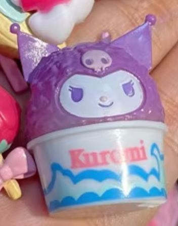 Sanrio Kuromi Shaved ice Little string strap Phone Charm 3cm 1.5inch Purple (Authentic, Original, Genuine, Licensed, official)