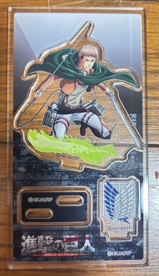 Anime Attack on Titan Jean Kirschtein Acrylic Stand Acrylic Figure 7cm 3inch Transparent, Various colors (Authentic, Original, Genuine, Licensed, official)
