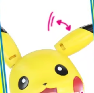 Anime Pokemon Pikachu with Pokemon ball Assembly type Figure small box 10cm 4inch Yellow Various colors(Authentic, Original, Genuine, Licensed, official)