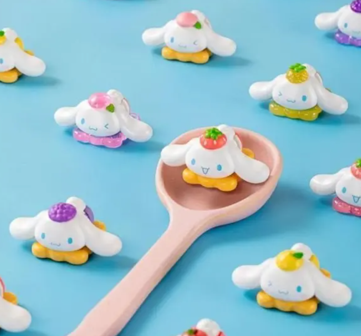 Sanrio Cinnamoroll Fruits Blind Bag Mini Figure 2cm 1inch Various colors (Authentic, Original, Genuine, Licensed, official)