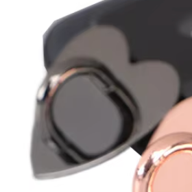 No Name Heart Black silver Charm Holder Phone Charm 3cm 1.5inch Black silver(Authentic, Original, Genuine, Licensed, official)