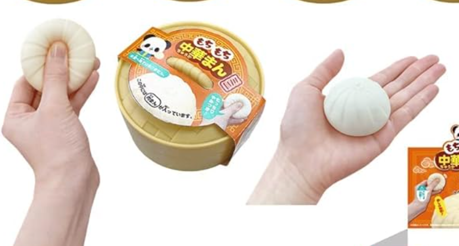 No Name Bun Chinese steamed Bun with Steamer Squishy Kids Toy 6cm 2.5inch Various colors (Authentic, Original, Genuine, Licensed, official)