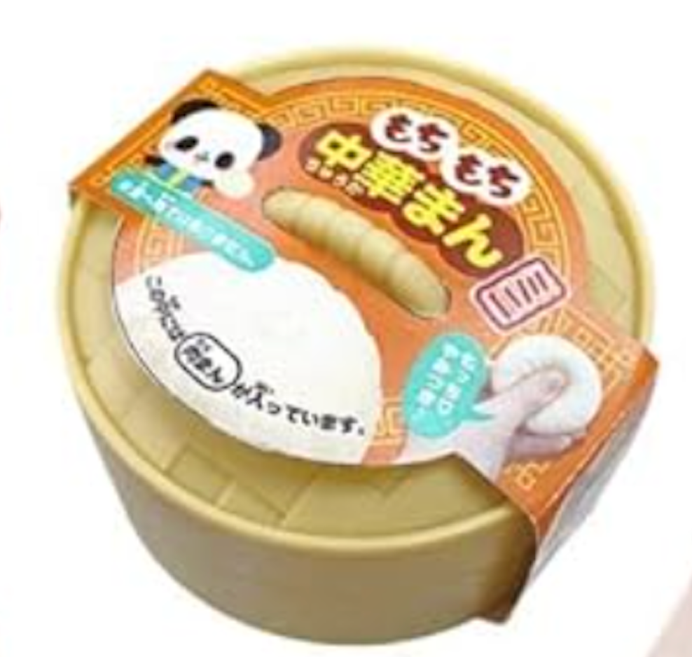 No Name Bun Chinese steamed Bun with Steamer Squishy Kids Toy 6cm 2.5inch Various colors (Authentic, Original, Genuine, Licensed, official)