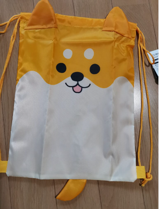 No name Dog Shiba Inu knapsack Backpack 30cm 12inch Orange and white (Authentic, Original, Genuine, Licensed, official)