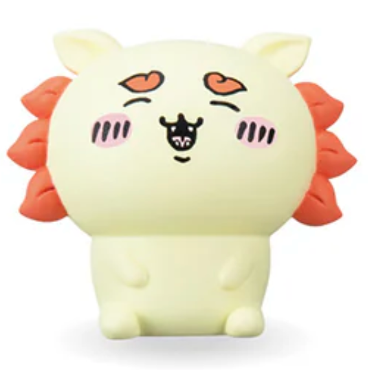 Anime Chiikawa Shisa Smile In the Bag Mini Figure 3cm 1.5inch Light Yellow and Orange(Authentic, Original, Genuine, Licensed, official)