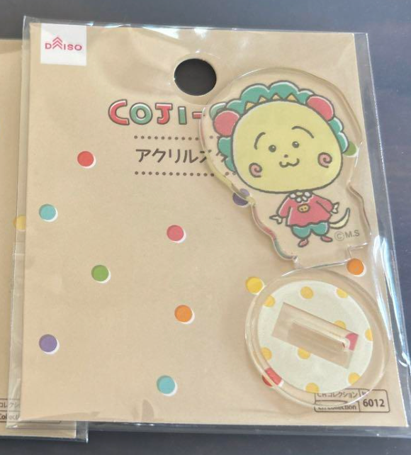Anime Coji-Coji Koji koji Acrylic Stand Acrylic Figure 5cm 2inch Transparent, Pastel Color(Authentic, Original, Genuine, Licensed, official)