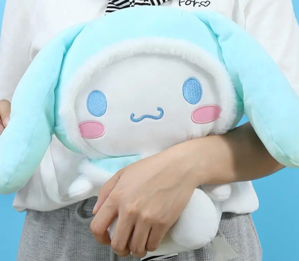 Sanrio Cinnamoroll Hoodie Figure Large Plush Baby blue(Authentic, Original, Genuine, Licensed, official)