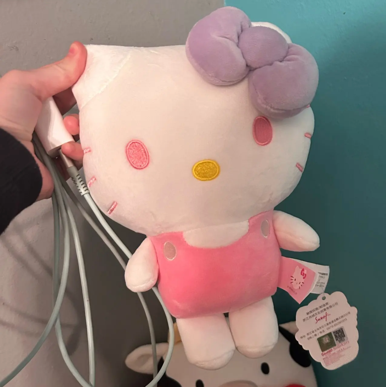 Sanrio Hello Kitty Stand up Figure 22cm Figure Small plush Highlight Pink(Authentic, Original, Genuine, Licensed, official)