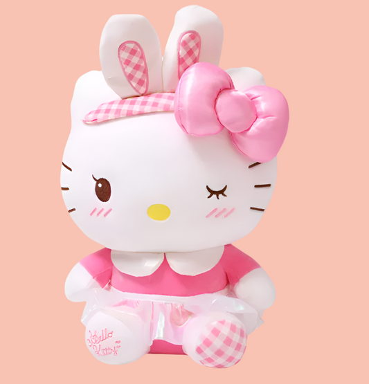 Sanrio Hello Kitty Bunny Maid Figure Medium Plush 25cm 10inch Pink(Authentic, Original, Genuine, Licensed, official)