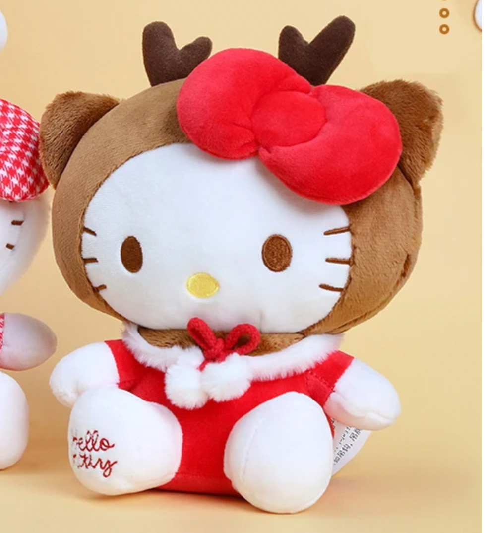 Sanrio Hello Kitty Deer Small Plush 22cm 9inch Red (Authentic, Original, Genuine, Licensed, official)