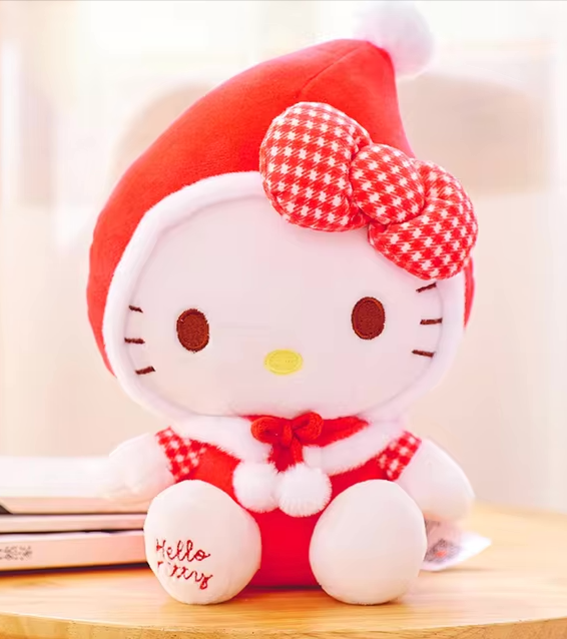 Sanrio Hello Kitty Santa Small Plush 22cm 9inch Red (Authentic, Original, Genuine, Licensed, official)