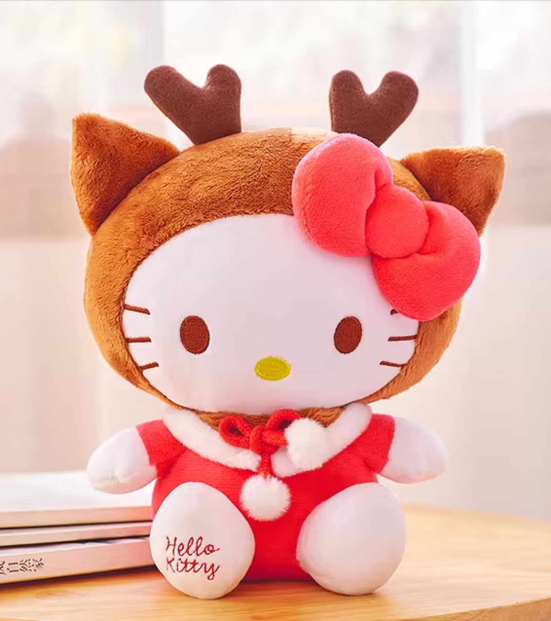 Sanrio Hello Kitty Deer Small Plush 22cm 9inch Red (Authentic, Original, Genuine, Licensed, official)