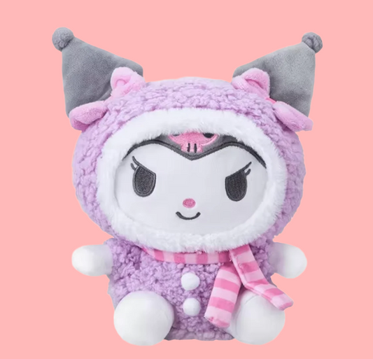 Sanrio Kuromi Hoodie 22cm Small plush Baby Purple(Authentic, Original, Genuine, Licensed, official)