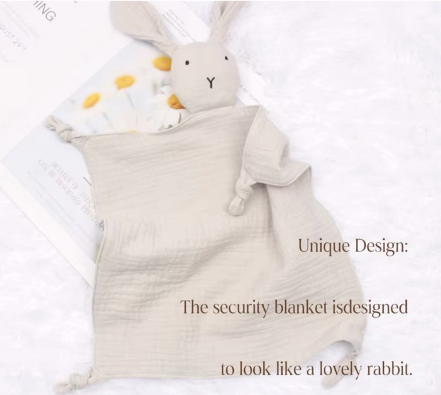 Free shipping! No name Bunny towel Baby toy Small Plush 20cm 8inch White