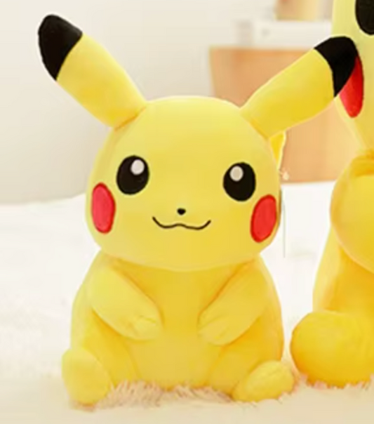 Pokemon Pikachu Medium Plush 25cm 10inch Yellow(Authentic, Original, Genuine, Licensed, official)