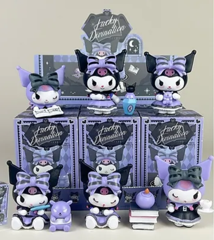 Sanrio Kuromi Figure Lucky Divination Blind Box Devil Purple 1box(Authentic, Original, Genuine, Licensed, official)