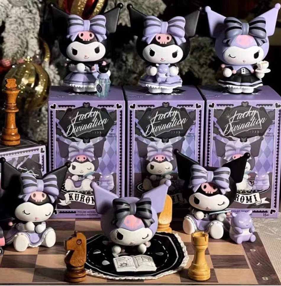 Sanrio Kuromi Figure Lucky Divination Blind Box Devil Purple 1box(Authentic, Original, Genuine, Licensed, official)