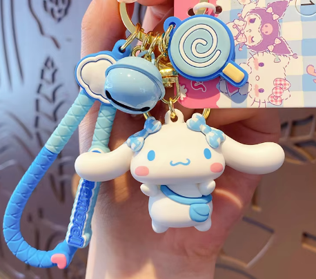 Sanrio Cinnamoroll Candy Figure Keychain 6cm 2.5inch Light blue and White (Authentic, Original, Genuine, Licensed, official)