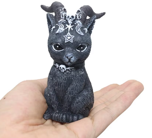 No Name Cat	Black Witch's Cat Horn Middle Figure 8cm 3.5inch Black (Authentic, Original, Genuine, Licensed, official)