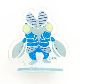 Anime Ultraman Kaijyu Alien Baltan Acrylic Stand Acrylic Figure 5cm 2inch Transparent, Light Blue (Authentic, Original, Genuine, Licensed, official)