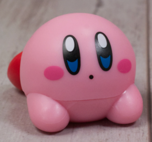 Anime Kirby Lie down Nintendo In the Bag Mini Figure 3cm 1.5inch Pink, Red (Authentic, Original, Genuine, Licensed, official)