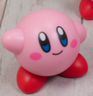 Anime Kirby Smile Nintendo In the Bag Mini Figure 3cm 1.5inch Pink, Red (Authentic, Original, Genuine, Licensed, official)