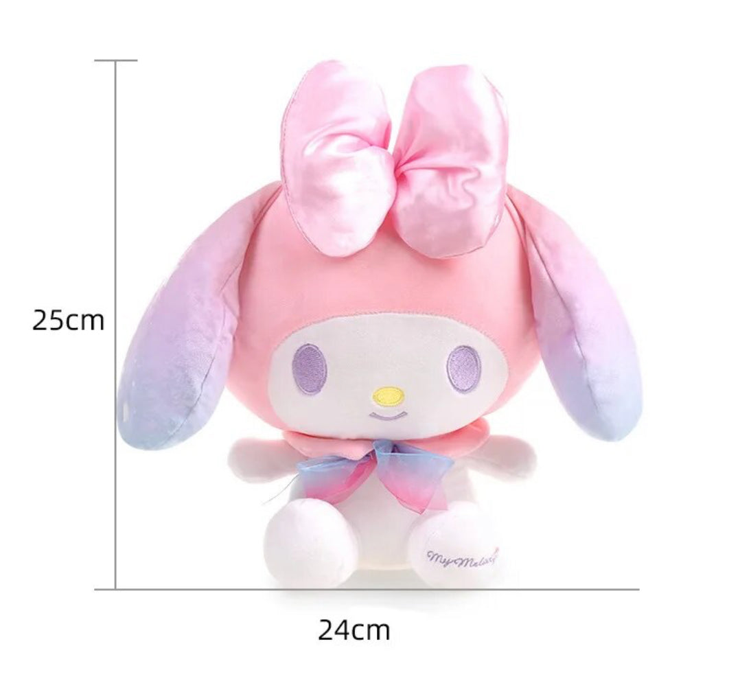 Sanrio My Melody Floppy ears 22cm Small Plush Shiny Marble Pink and Purple(Authentic, Original, Genuine, Licensed, official)