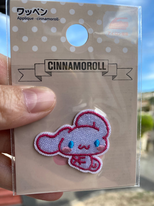 Sanrio Cinnamoroll Whole Body Little  Patch Accessories 5cm 2inch White Pink Sky blue (Authentic, Original, Genuine, Licensed, official) Fabric