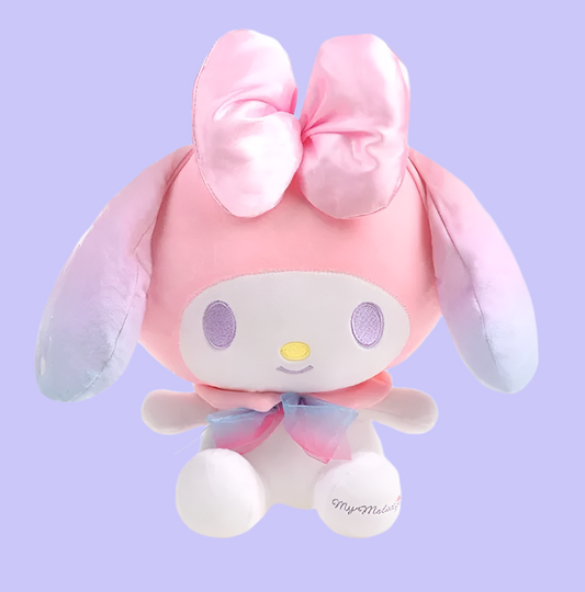 Sanrio My Melody Floppy ears 22cm Small Plush Shiny Marble Pink and Purple(Authentic, Original, Genuine, Licensed, official)