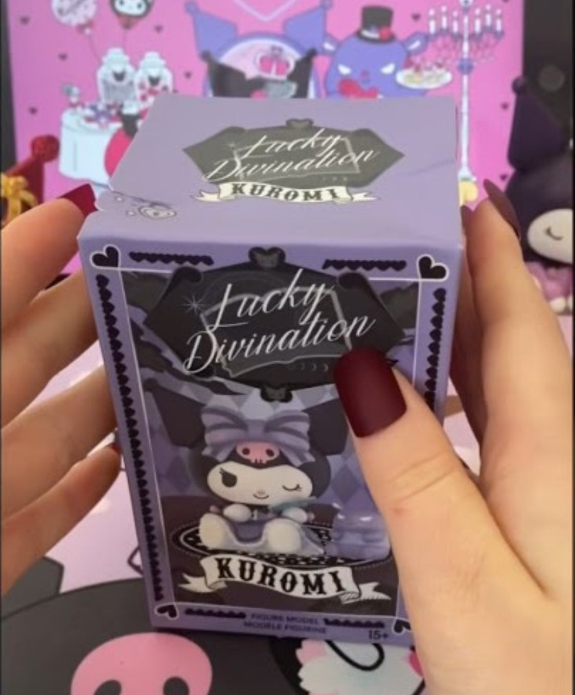 Sanrio Kuromi Figure Lucky Divination Blind Box Devil Purple 1box(Authentic, Original, Genuine, Licensed, official)